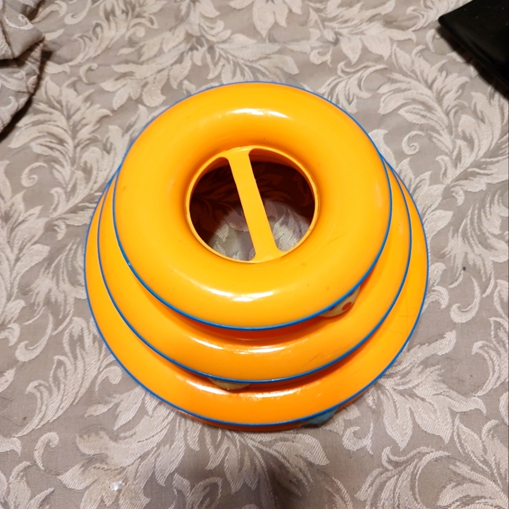 🐾🐈🐾 NWOT Catstages Tower Of Tracks With Handle Topper Cat Toy - Picture 4 of 9